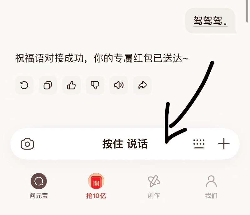 亓宝语音口令：驾驾驾